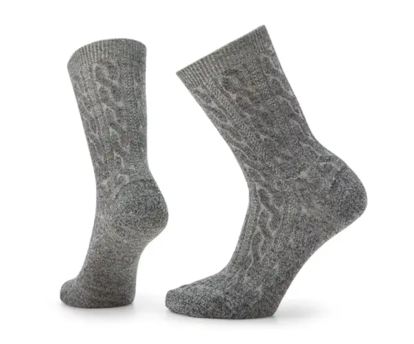 Smartwool Merino Wool Crew Socks Everyday Comfort Cable Design