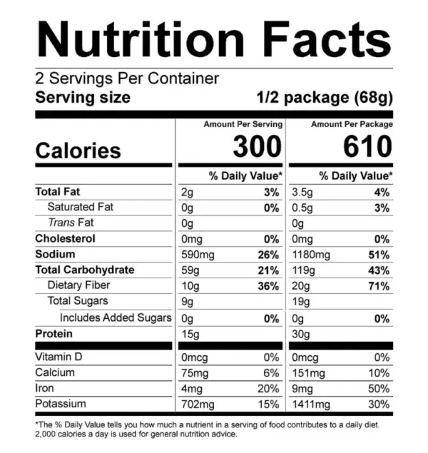 Peak Refuel 3-Bean Chili Mac Freeze-Dried Camping Meal - Image 3