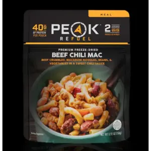 Peak Refuel High-Protein Beef Chili Mac Freeze-Dried Meal