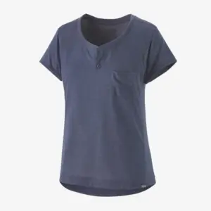 Patagonia Women's Capilene Cool Trail Bike Shirt - Moisture Wicking Henley