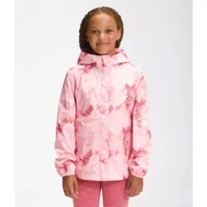 The North Face Girls' Waterproof Printed Antora Rain Jacket