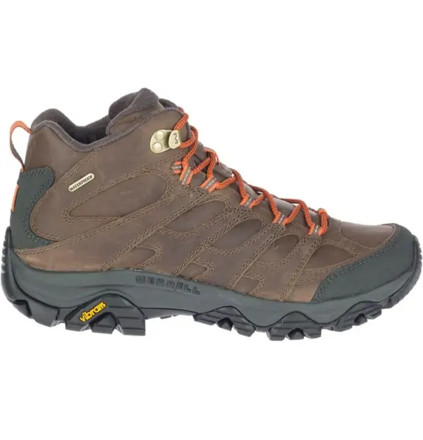 Merrell Moab 3 Mid Waterproof Hiking Boots for Men - Wide Fit - Image 3