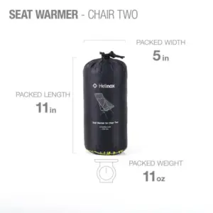 Helinox Chair Two Seat Warmer - Insulated Cushion for Camping Chairs