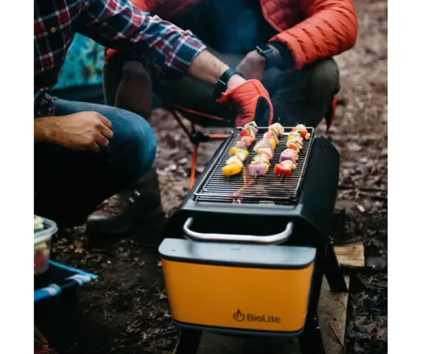 BioLite Smokeless Fire Pit: Wood/Charcoal, Bluetooth Rechargeable