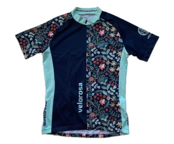 Women's Velorosa Wildflower Cycling Jersey Short Sleeve MTB Bike Top