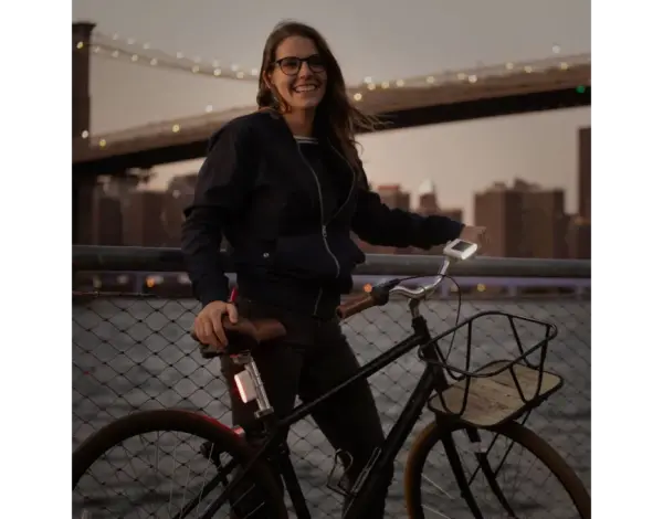 Luci Solar Bike Lights - Rechargeable LED Cycling Set - Image 2