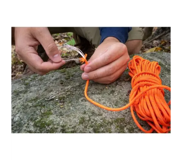 Fire Starter Paracord 550lb SOL - 30ft Survival Cord - Image 2