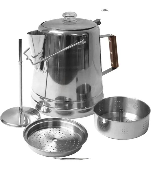 Texsport 14-Cup Stainless Steel Coffee Percolator