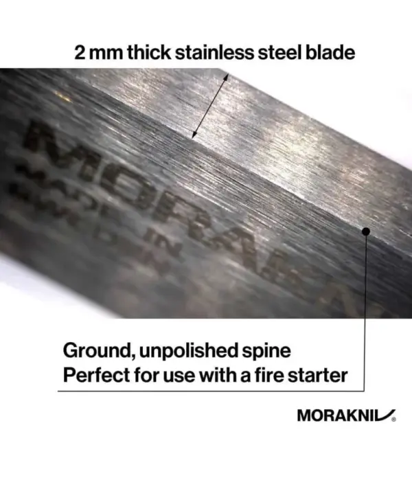 Morakniv Pro Robust Fixed Blade Carbon Steel Knife - Image 3