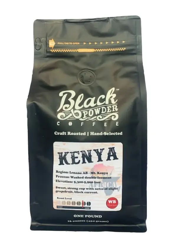 Kenya Lenana AB Medium Dark Roast Coffee - Black Powder Craft Roasted - Image 3