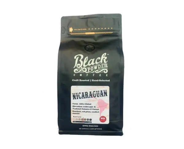 Nicaragua Medium Roast Coffee Beans by Black Powder Coffee