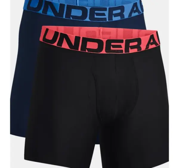 Under Armour Men's UA Tech Boxer Briefs 2-Pack Moisture Wicking - Image 2