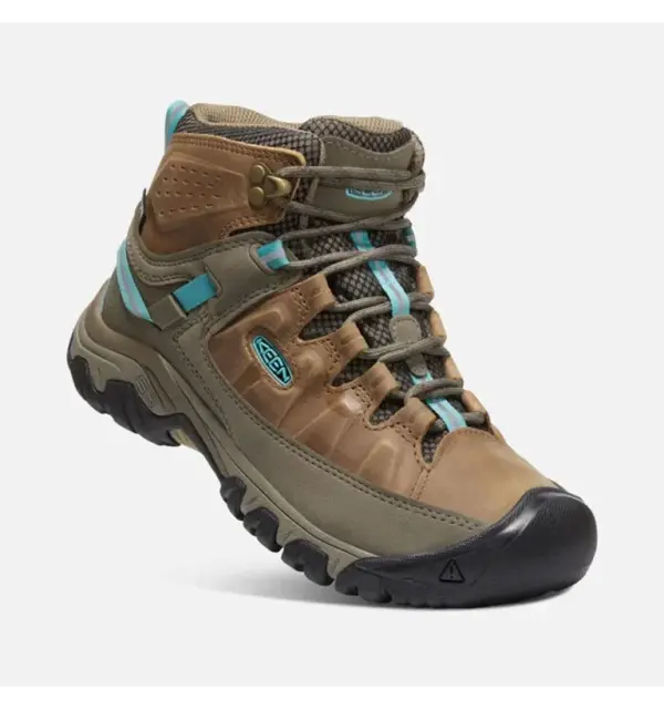 Keen Men's Durand Evo Mid Waterproof Hiking Boots for Outdoor Trekking