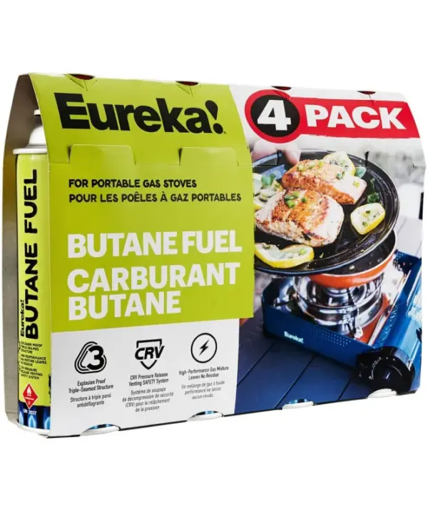 Eureka Butane Fuel 8oz 4-Pack for Lighters & Torches - Image 2