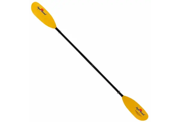 Aqua Bound Sting Ray 2-Piece Kayak Paddle - Fiberglass Shaft, Yellow - Image 3