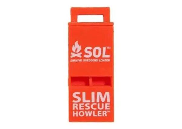 SOL Emergency Whistle 2-Pack - Slim Rescue Howler - Image 2