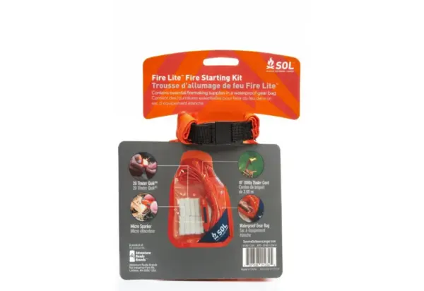 SOL Emergency Fire Starter Kit with Waterproof Dry Bag - Image 2