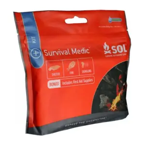 SOL Scout Survival Emergency Whistle with Lanyard