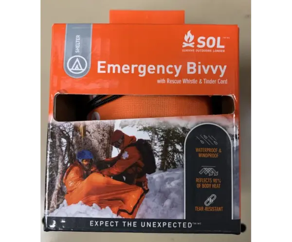 SOL Emergency Bivvy with Survival Whistle - Lightweight & Compact - Image 3