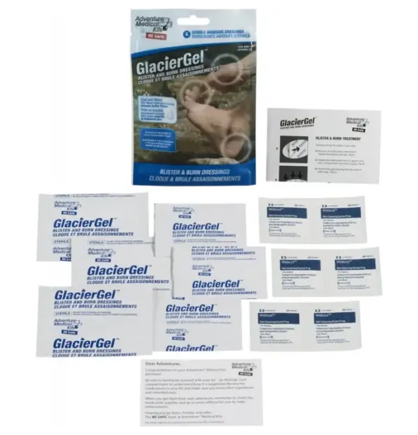 Adventure Medical GlacierGel First Aid Kit for Outdoor Emergencies