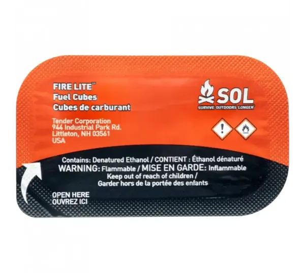Fire Starter Cubes for Camping & Grills - Long Lasting Fuel Blocks - Image 3