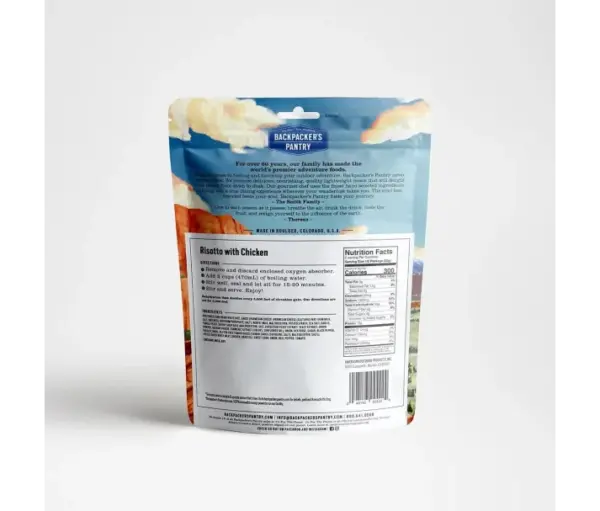 Chicken Risotto Dehydrated Backpacking Meal - Lightweight & Ready in 10 Min - Image 2