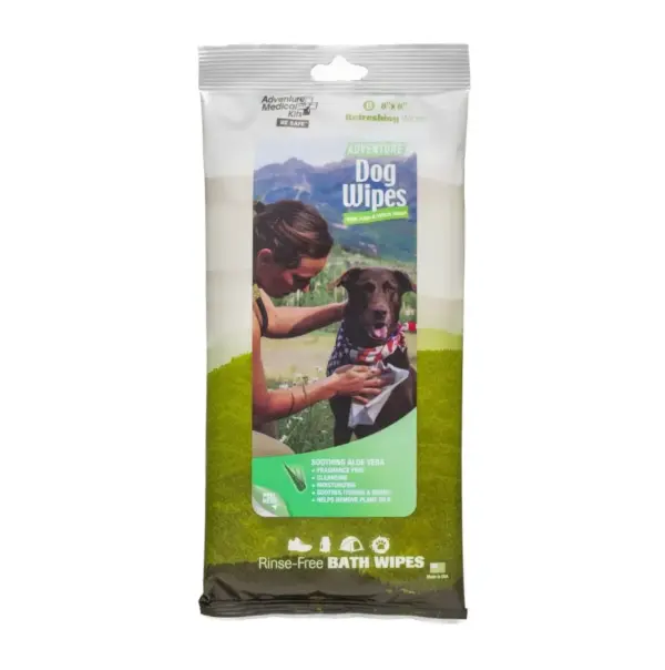 Adventure Medical Dog Cleaning Wipes - 8x8 Pads, 8-Pack - Image 3