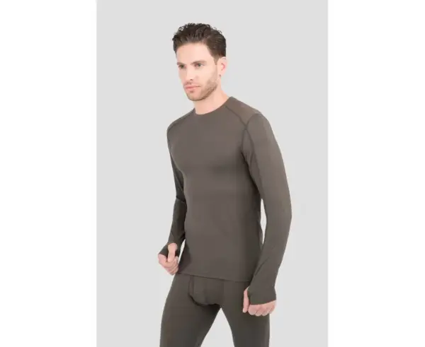 Men's Terramar Thermolator Thermal Crew Neck Shirt