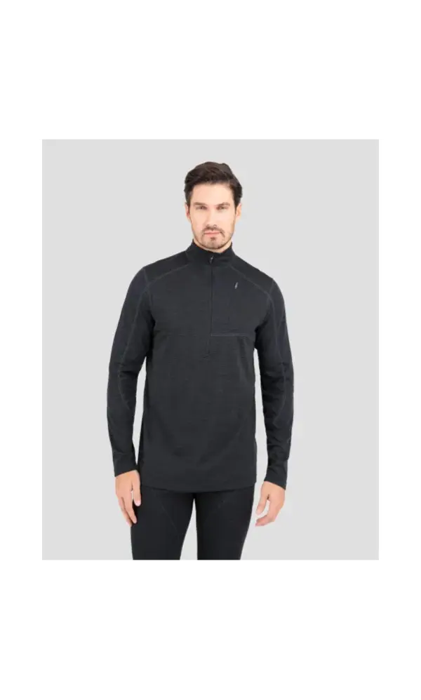 Men's Terramar Thermawool Long Sleeve Half-Zip Base Layer - Image 2