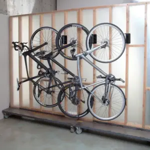 Feedback Sports Velo Hinge Wall Mount Bike Rack for Space Saving Storage