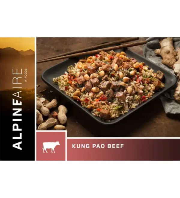 AlpineAire Kung Pao Beef Dehydrated Backpacking Meal
