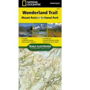 Nat Geo Trails Illustrated Mount Rainier Wonderland Trail Map Waterproof