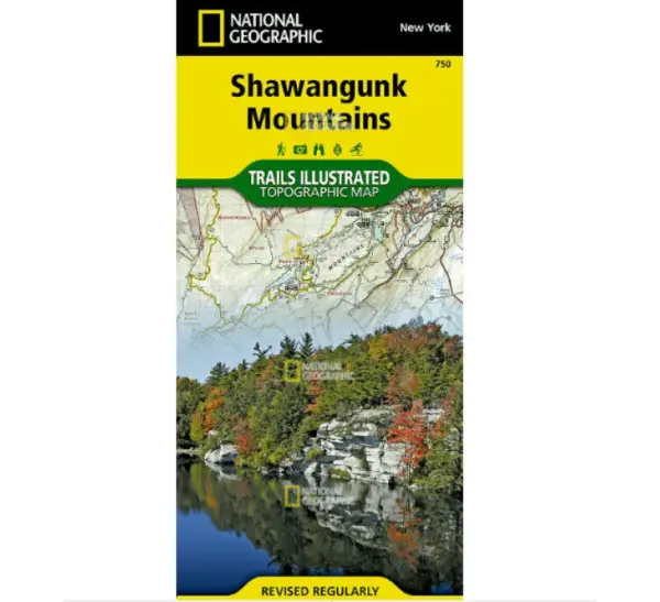 National Geographic Hiking Map: Shawangunks Trail Guide