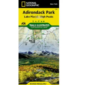 National Geographic Adirondack High Peaks Waterproof Trail Map