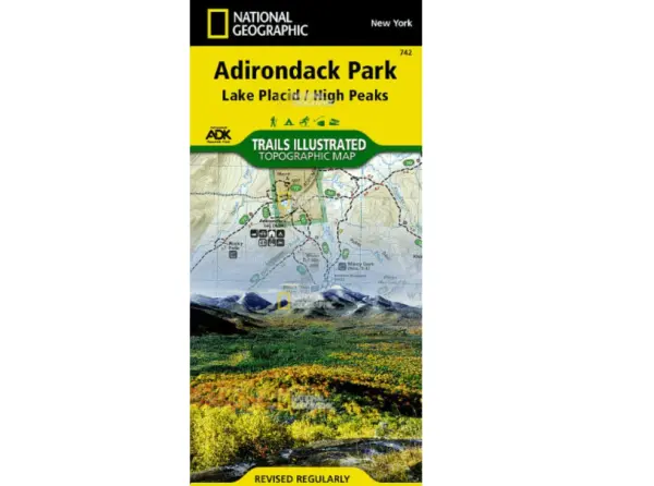 National Geographic Adirondack High Peaks Waterproof Trail Map