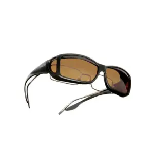 OveRxCast Polarized Clip-On Sunglasses Over Eyeglasses