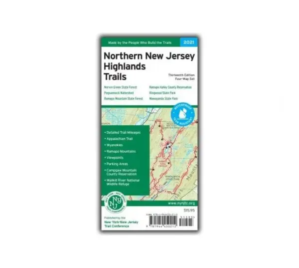 Northern New Jersey Highlands Trails Map - NYNJ Trail Conference - Image 3