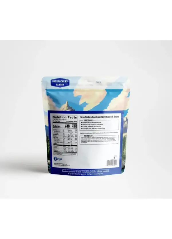 Backpacker's Pantry Southwestern Quinoa & Bean Dehydrated Meal