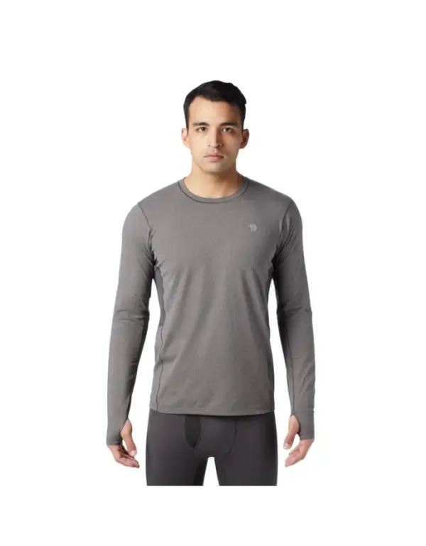 Mens Mountain Hardwear Ghee Half Zip Long Sleeve Shirt - Image 2