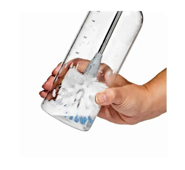 OXO Stainless Steel Bottle Brush with Removable Head for Easy Cleaning