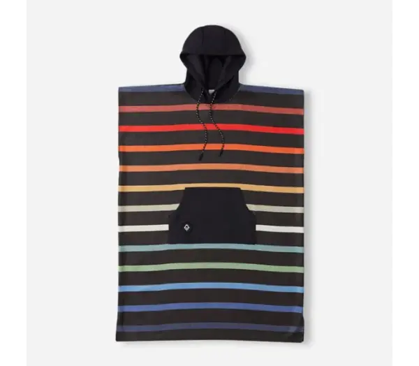 Nomadix Travel Changing Robe Poncho - Quick-Dry Towel, Pinstripe Multi-Color - Image 3