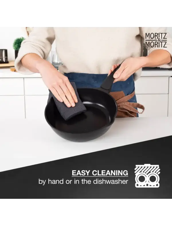 Moritz & Moritz 11-Inch Nonstick Frying Pan with Lid - Image 3