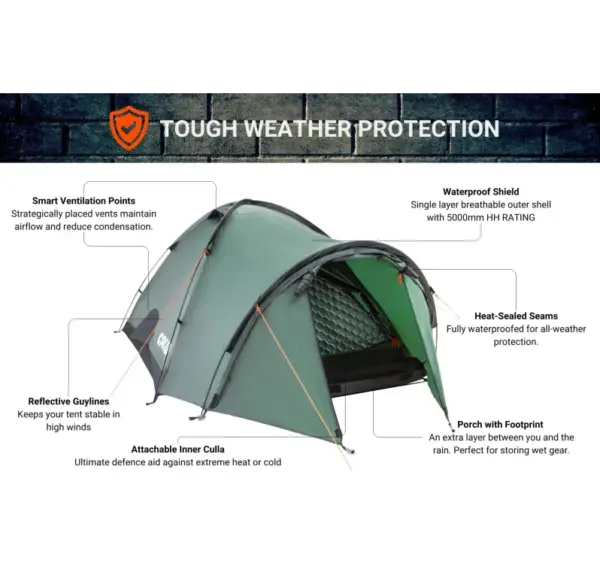 Crua Duo GS Maxx Insulated 3-Person Camping Tent - Image 3