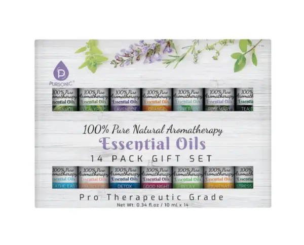 100% Pure Essential Oils 8-Pack Aromatherapy Set by Pursonic - Image 4