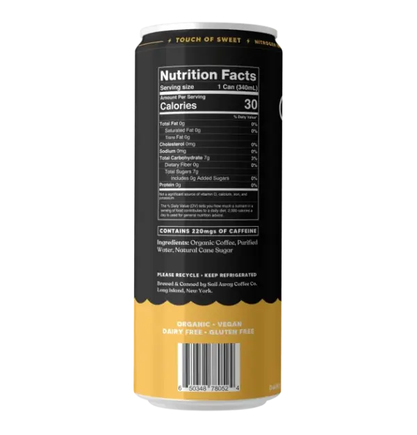 Nitro Cold Brew Lightly Sweetened by Sail Away - Image 4