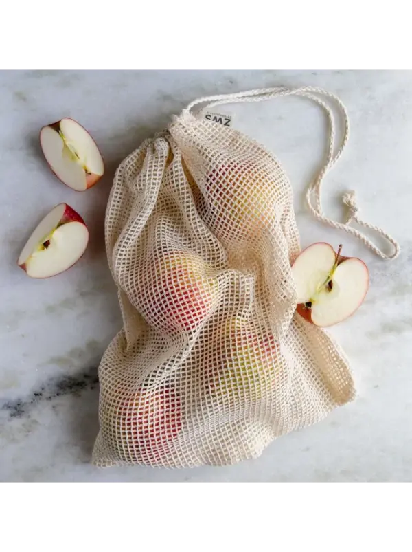 Reusable Mesh Produce Bags Multiple Sizes Zero Waste Shopping - Image 3