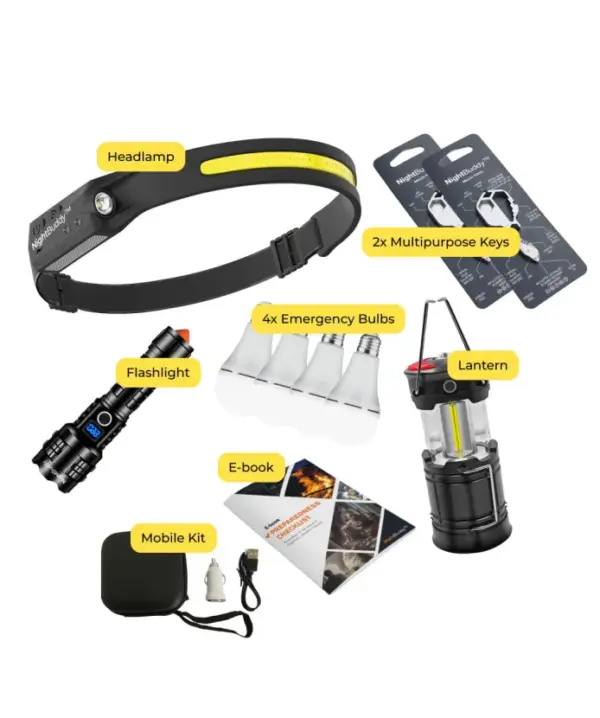NightBuddy Emergency Kit - Portable Safety Gear for Power Outages - Image 3