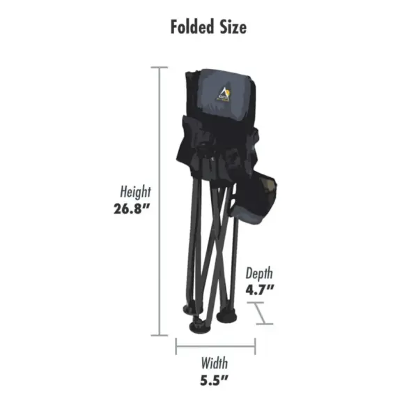 GCI Outdoor Foldable Camping Chair Quick-Easy Setup Compact Portable - Image 3