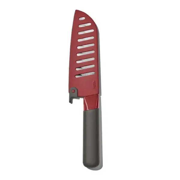 OXO 5.5 Inch Santoku Knife with Protective Sheath - Sharp Kitchen Blade