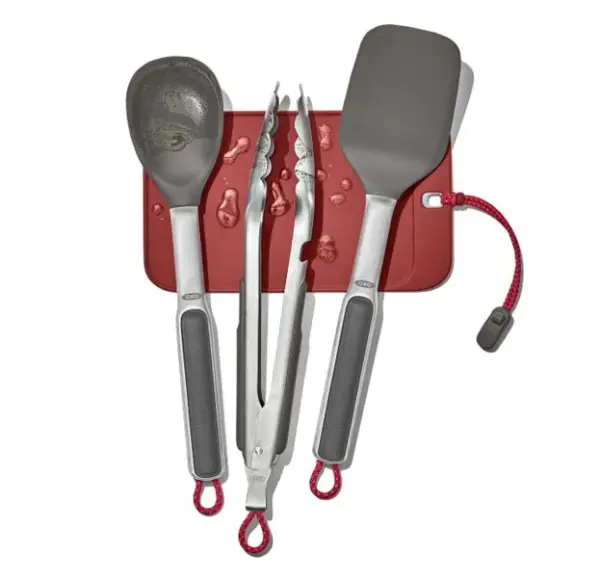 OXO Camping Utensil Set with Rest - Compact Outdoor Cooking Tools - Image 3
